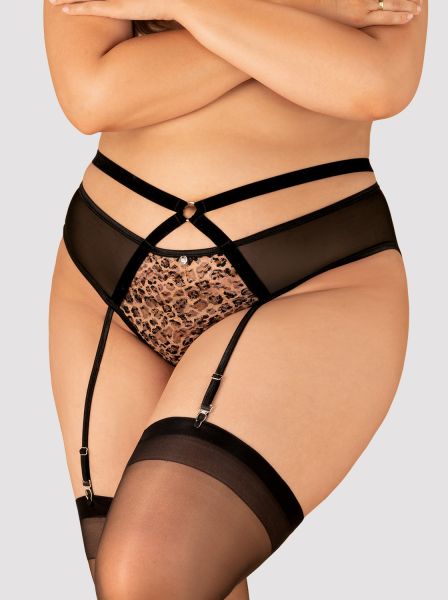 OB Allunes crotchless garter belt Size Plus